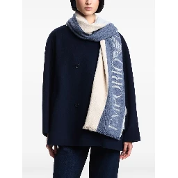 Emporio Armani Scarfs Clear Blue