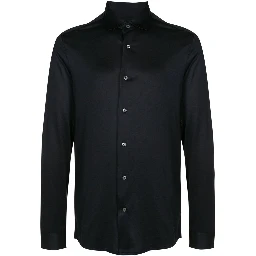 long-sleeve poplin shirt