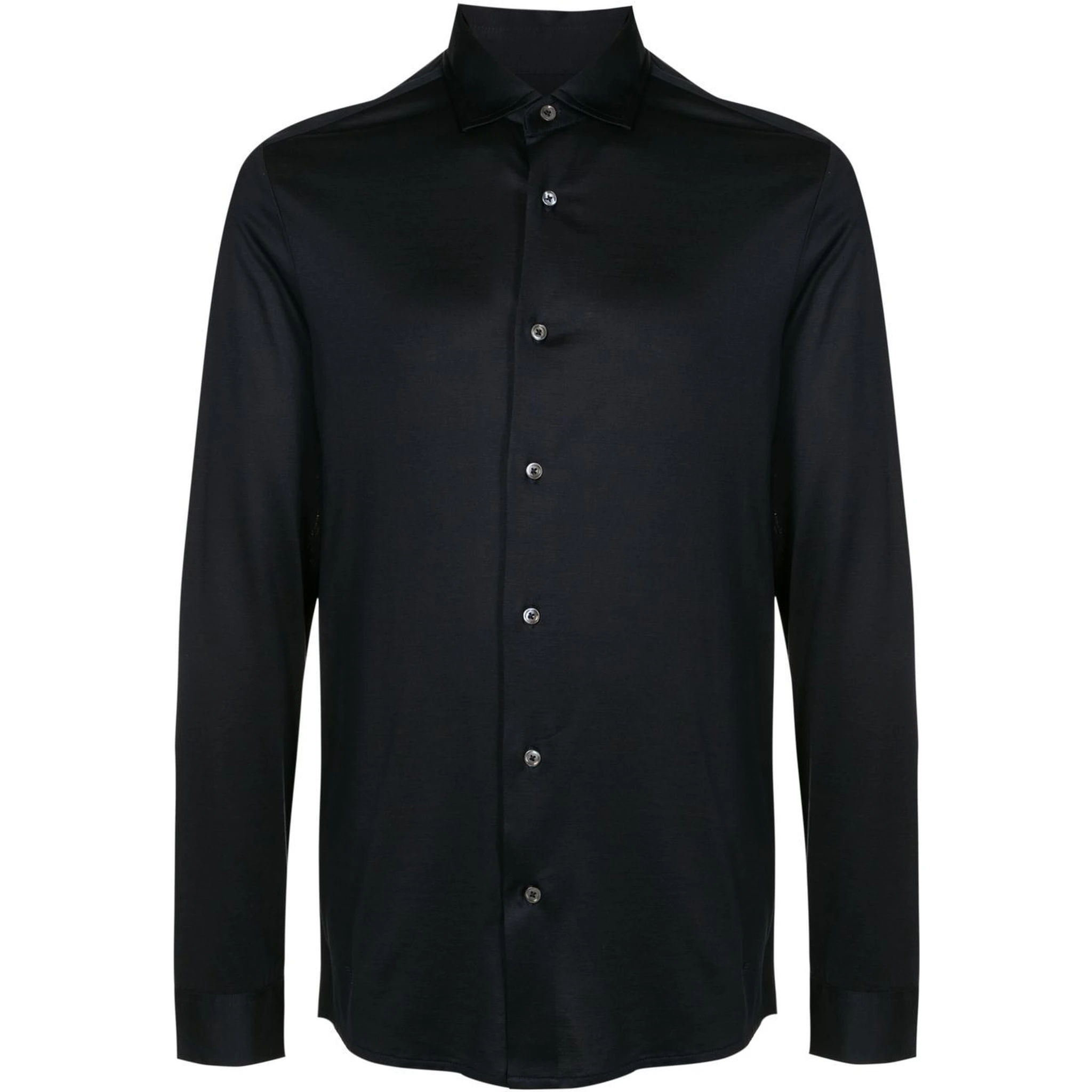 long-sleeve poplin shirt