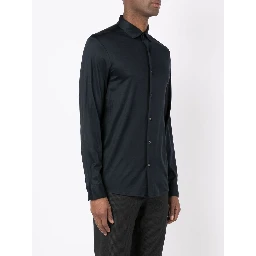 long-sleeve poplin shirt