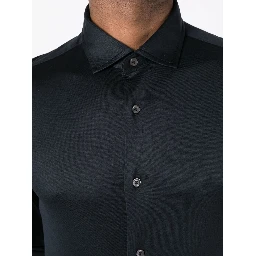 long-sleeve poplin shirt