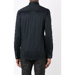 long-sleeve poplin shirt