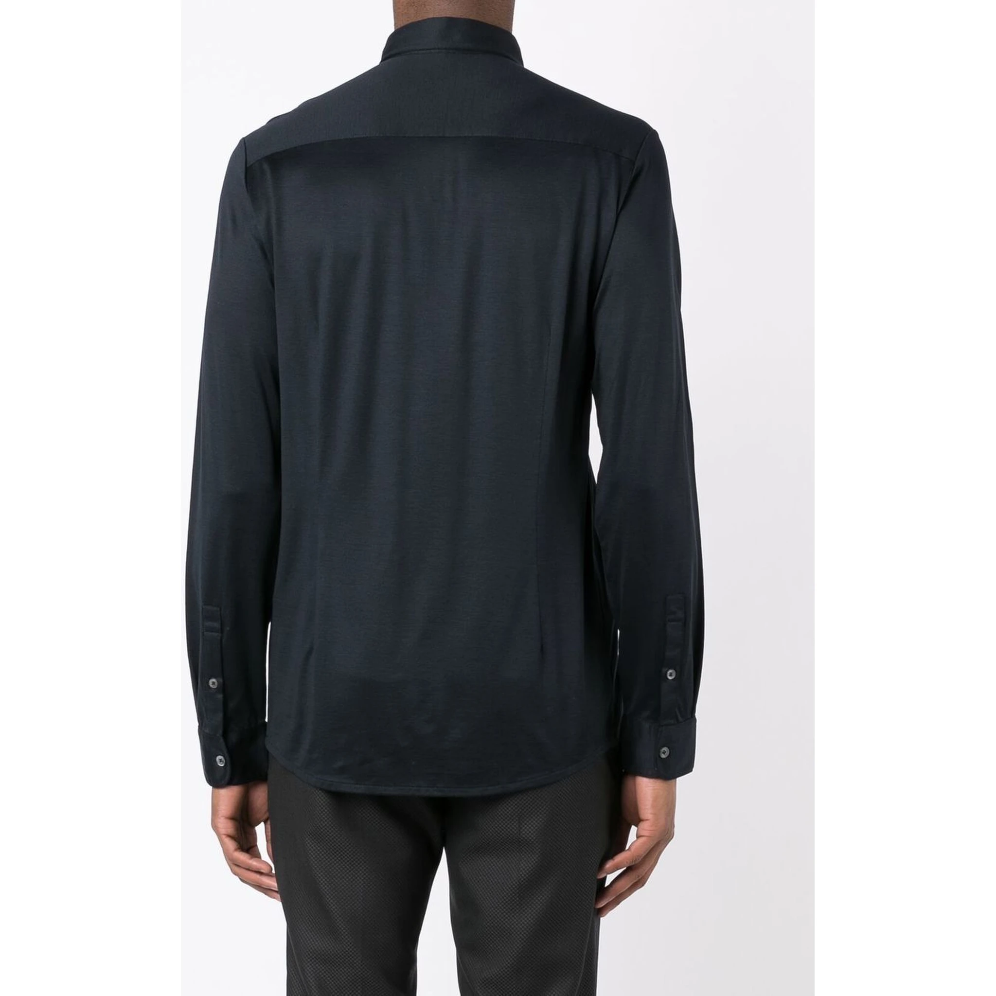 long-sleeve poplin shirt