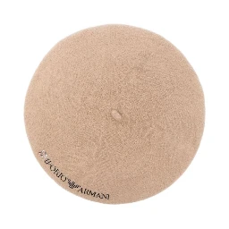 embroidered wool beret