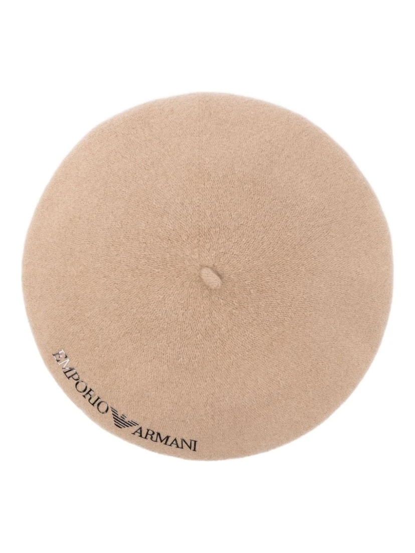 embroidered wool beret