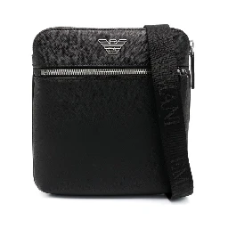 Emporio Armani small faux-leather messenger bag