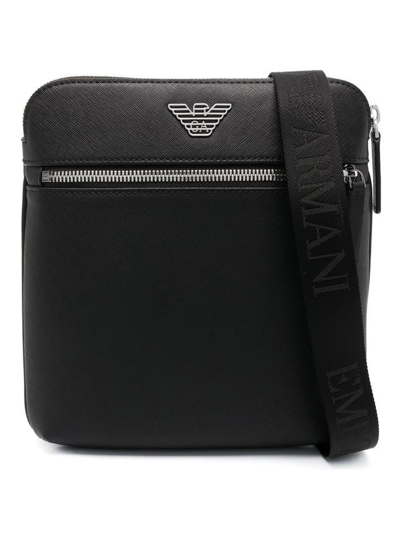 Emporio Armani small faux-leather messenger bag