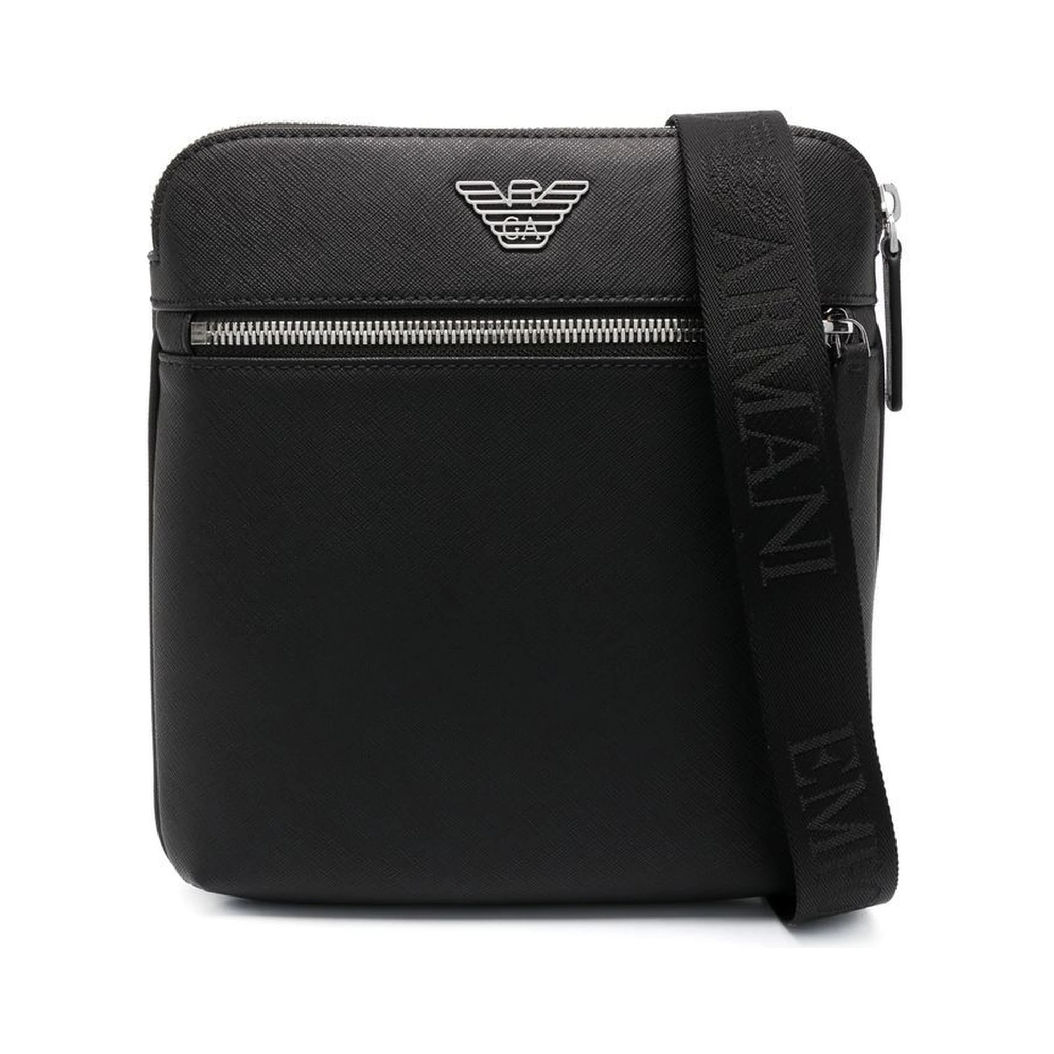Emporio Armani small faux-leather messenger bag