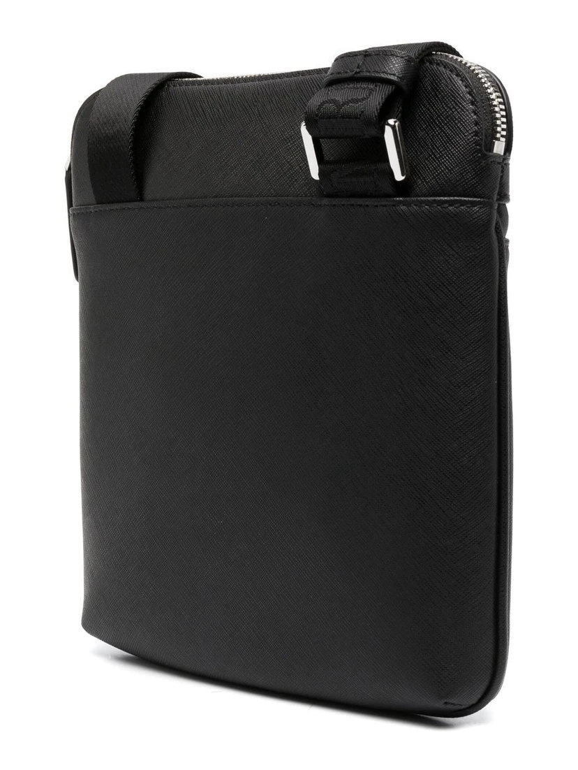 Emporio Armani small faux-leather messenger bag