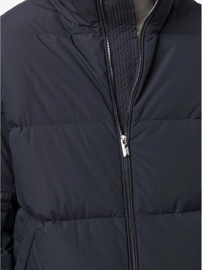 Down-padded jacket