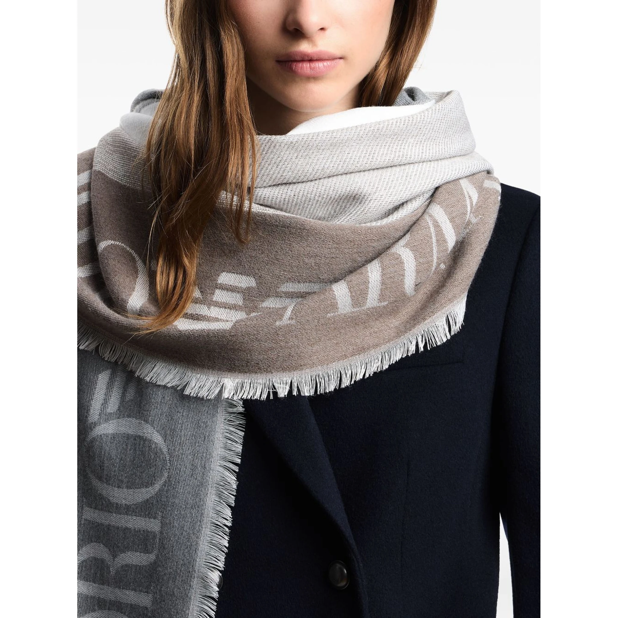 Emporio Armani Scarfs Beige