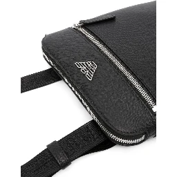 Emporio Armani small faux-leather messenger bag