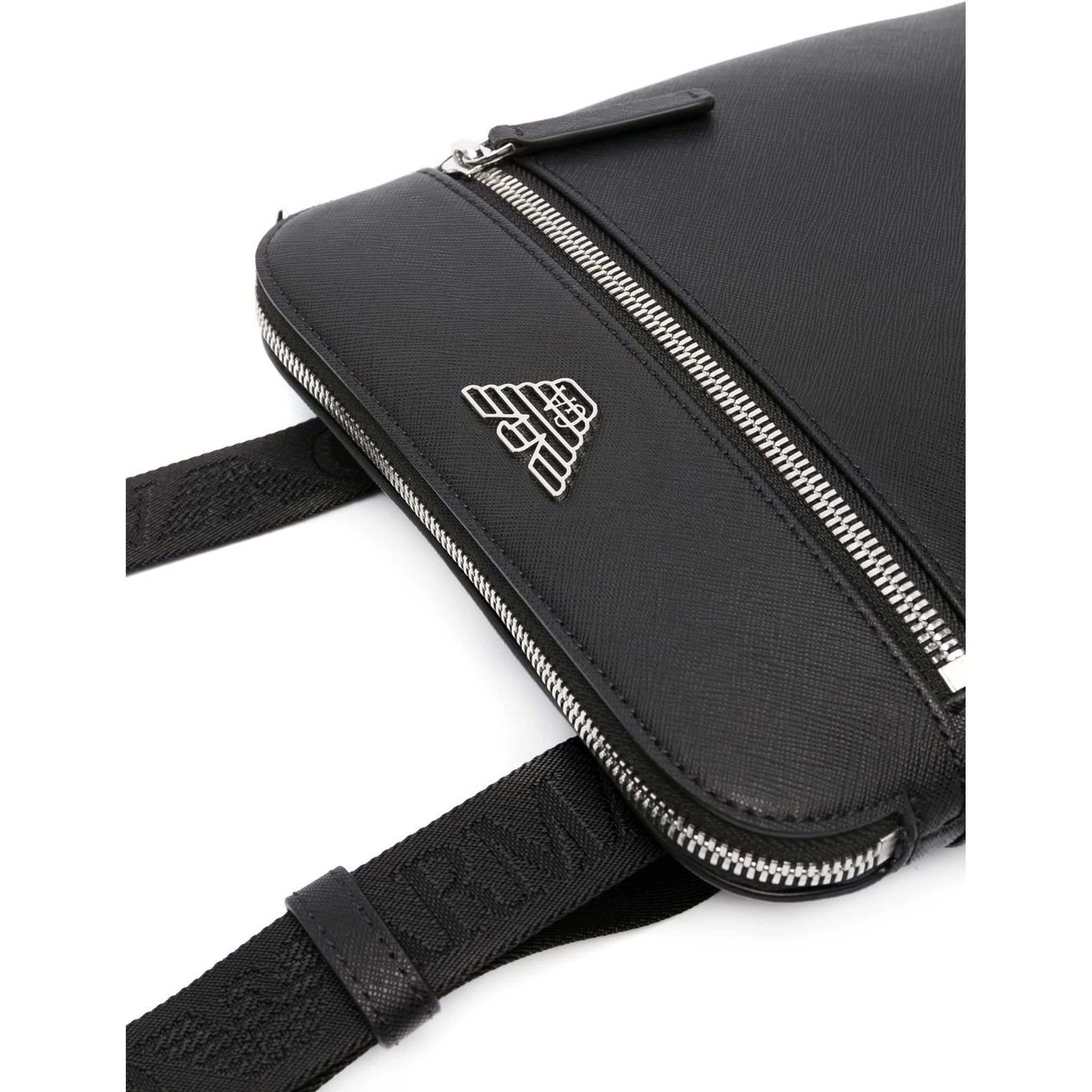 Emporio Armani small faux-leather messenger bag