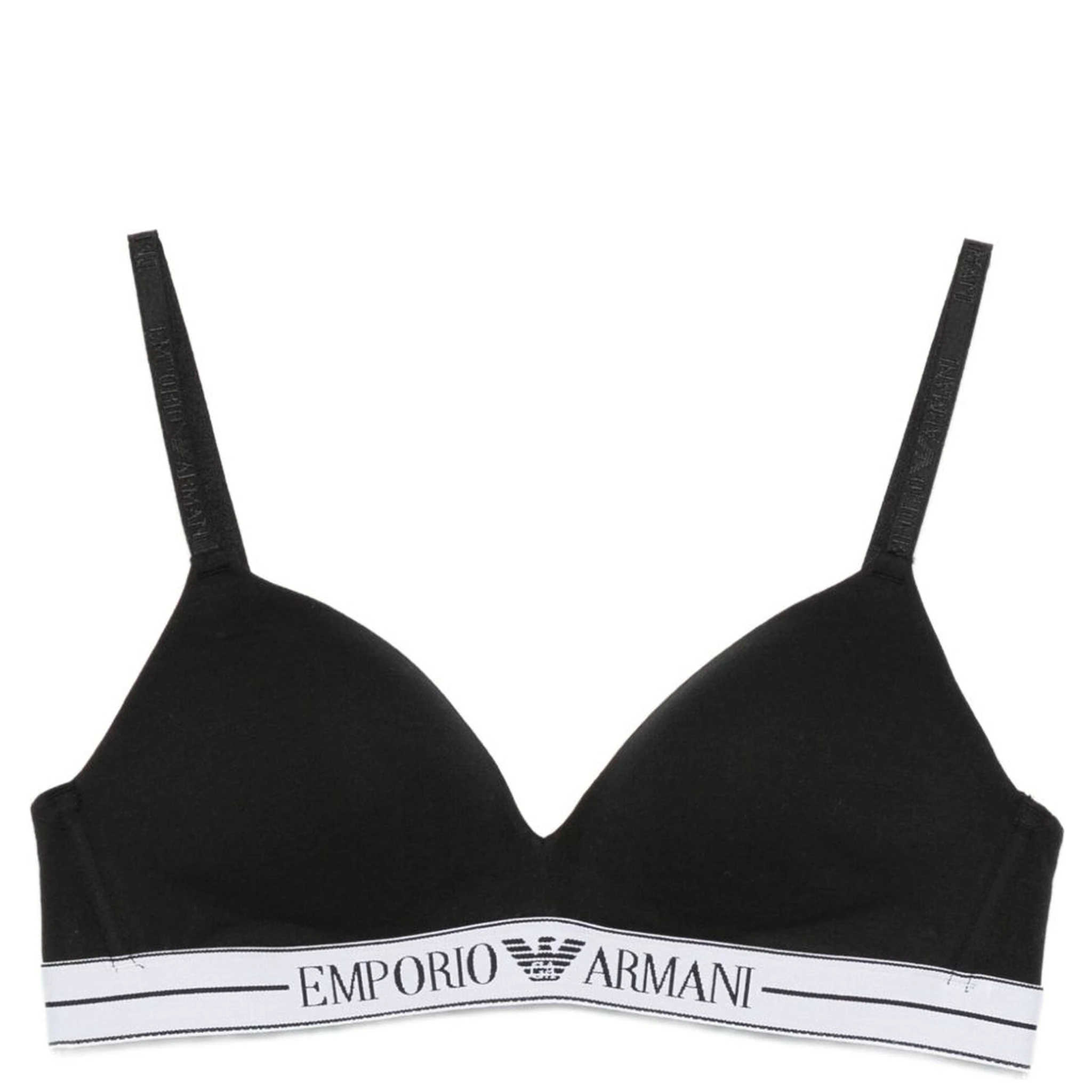 logo-embellishment bra