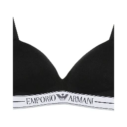 logo-embellishment bra