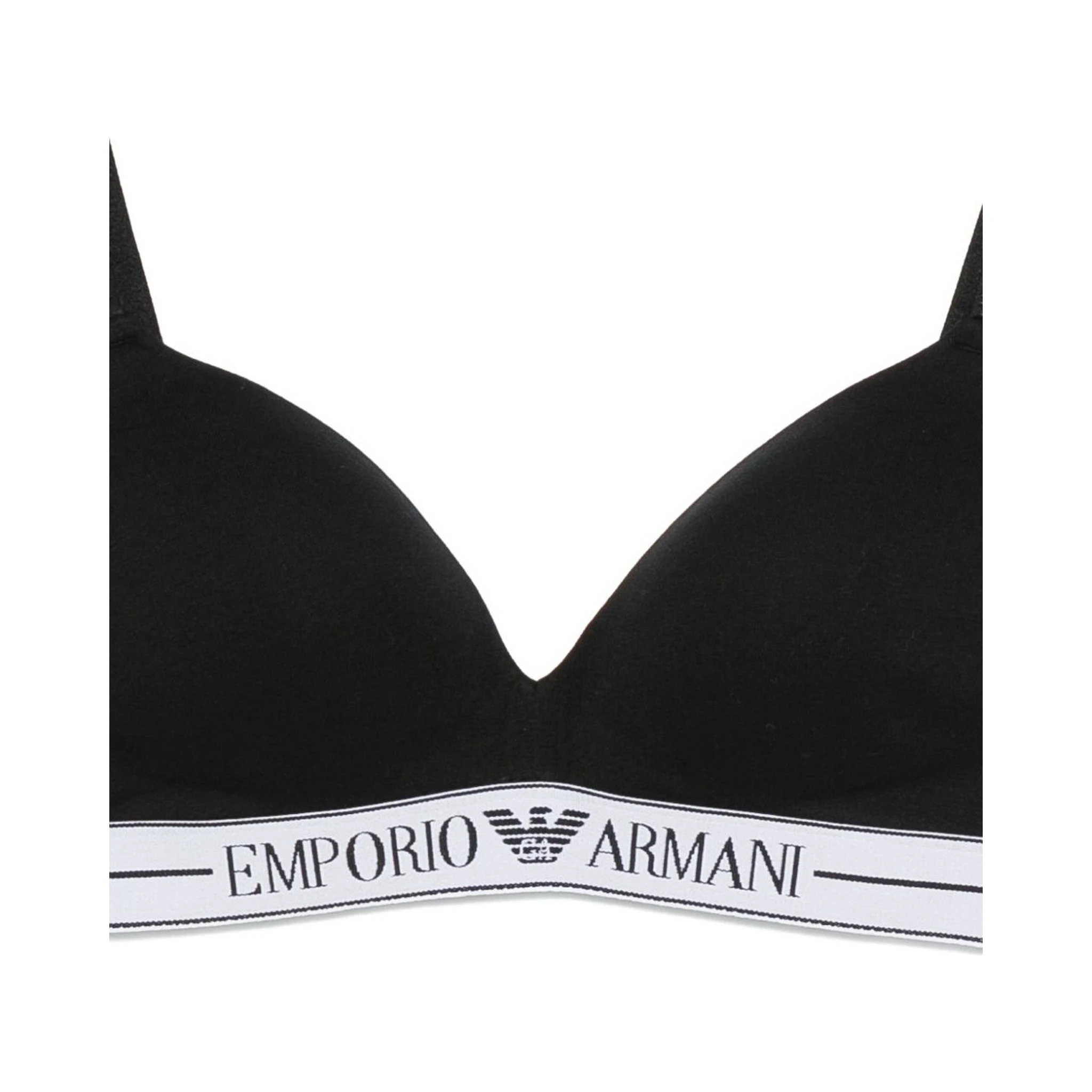 logo-embellishment bra