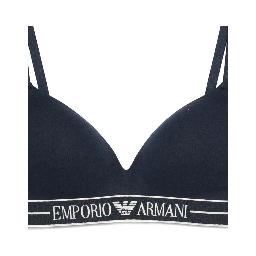 logo-embellishment bra