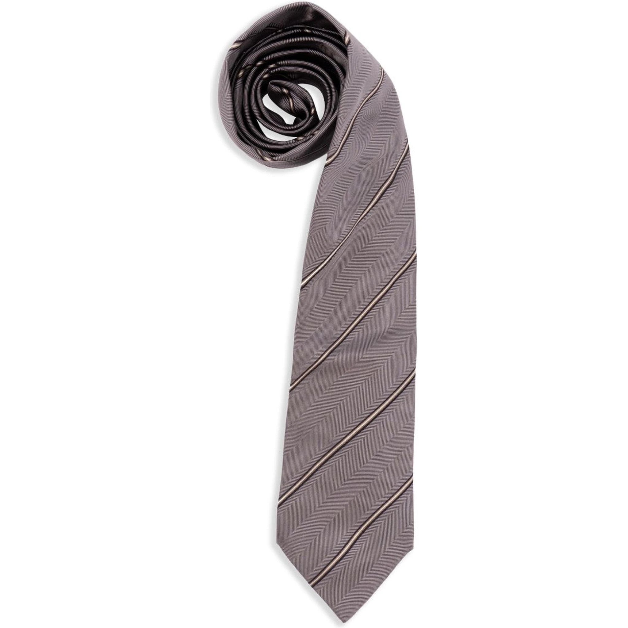 striped silk tie