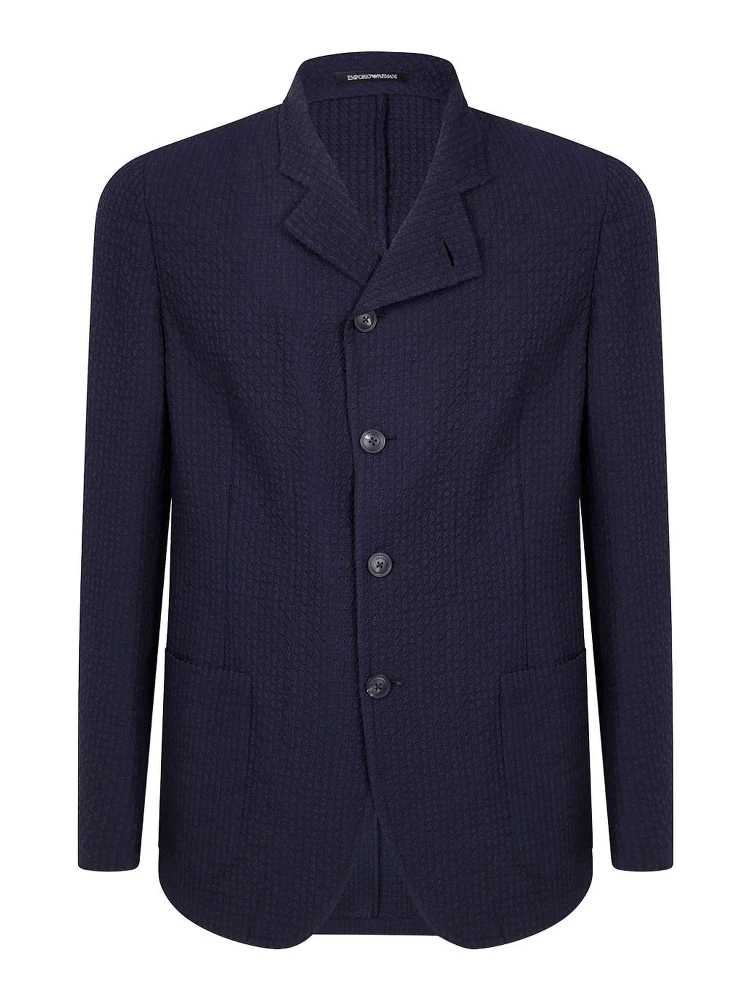 textured wool jacket