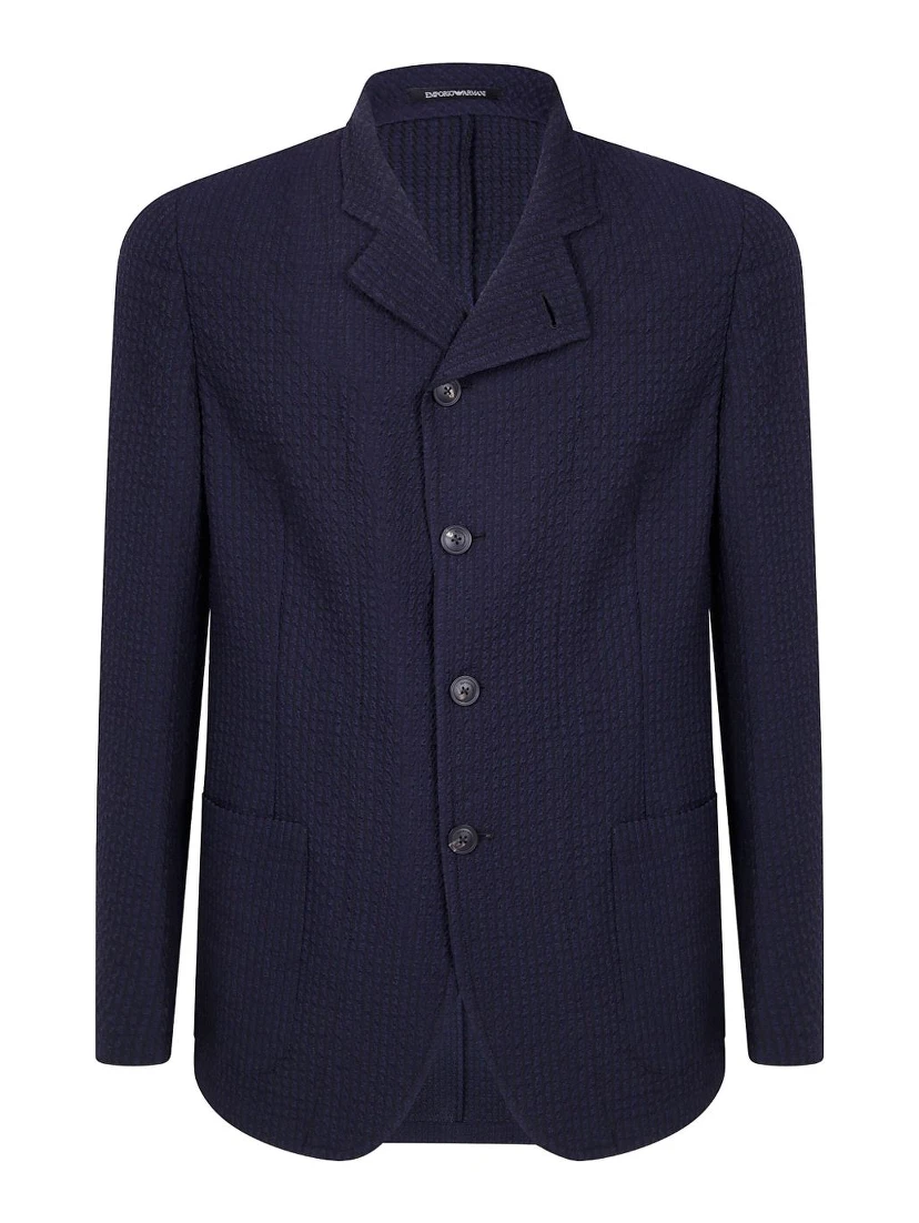 textured wool jacket