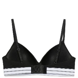 logo-embellishment bra