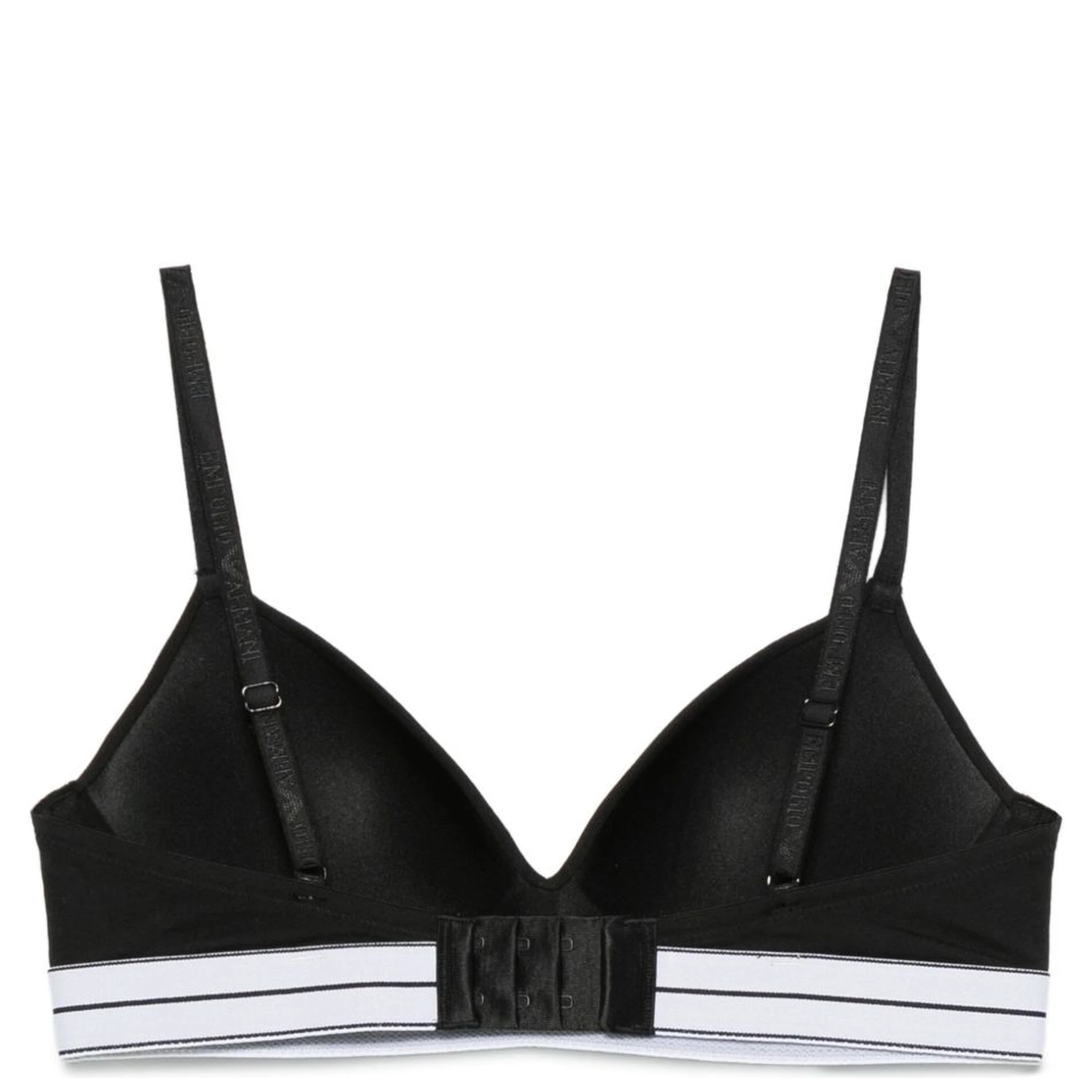 logo-embellishment bra