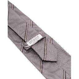 striped silk tie