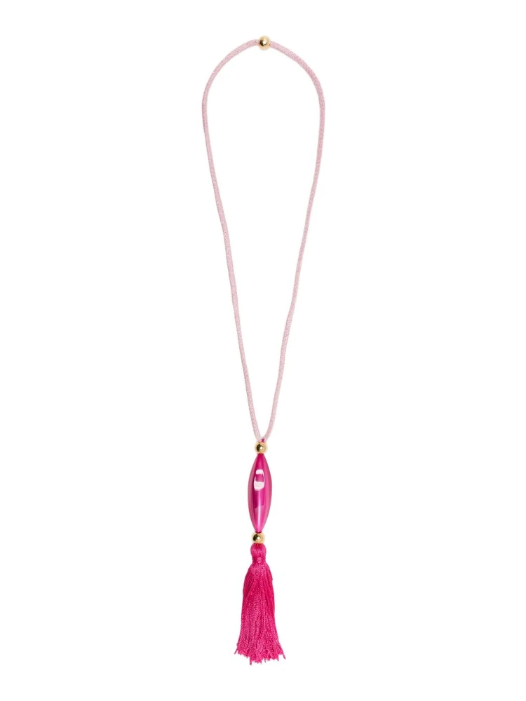 tassel-detailing necklace