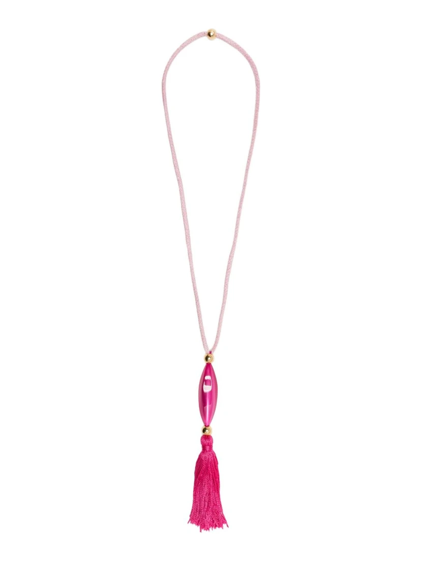 tassel-detailing necklace