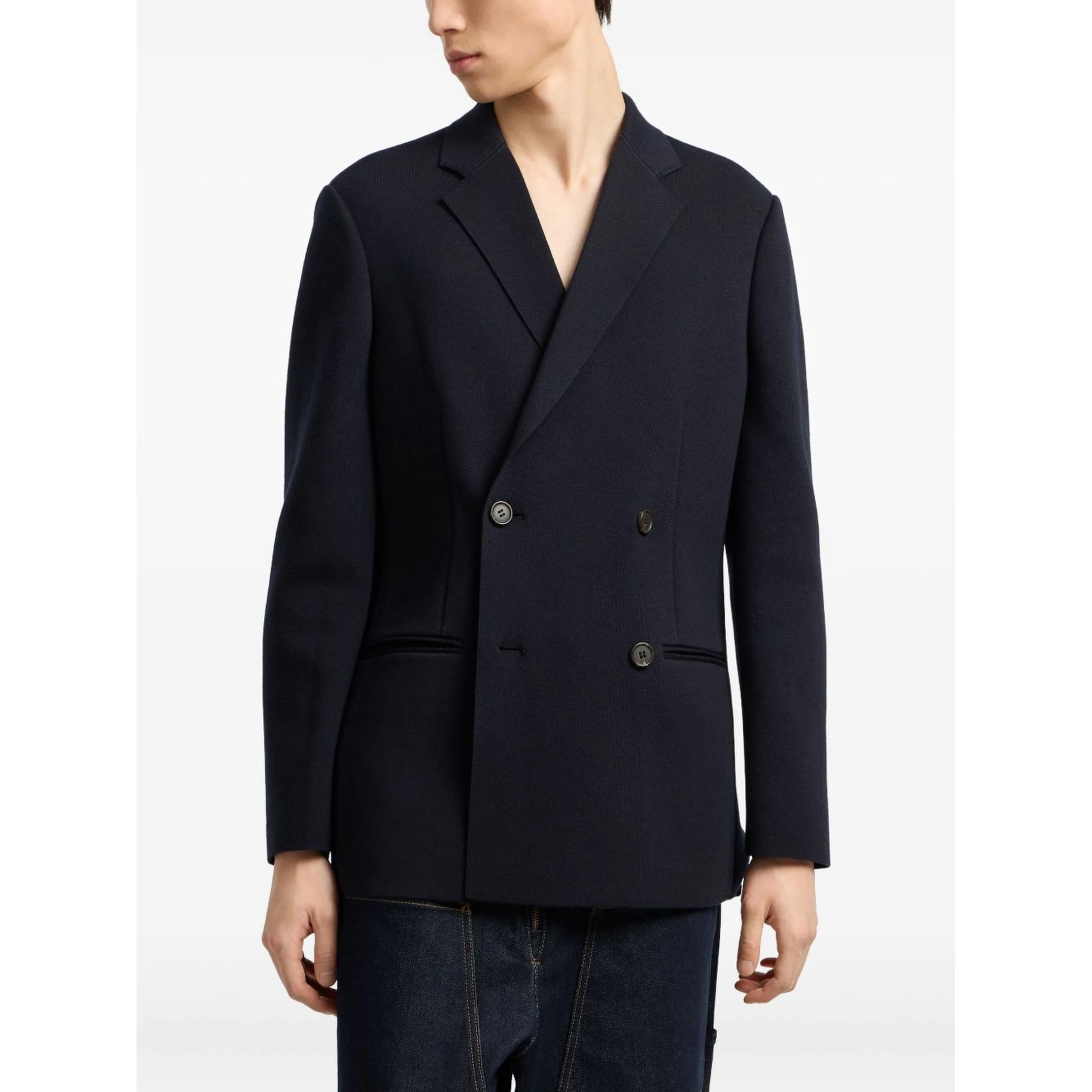 double-breasted blazer