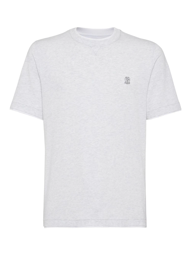 Brunello Cucinelli T-shirts and Polos Light Grey