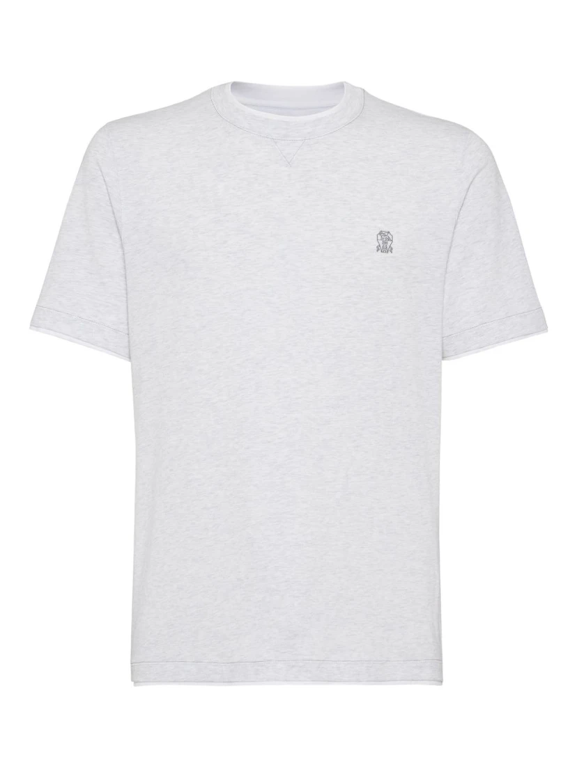 Brunello Cucinelli T-shirts and Polos Light Grey