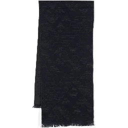Eagle-head jacquard scarf
