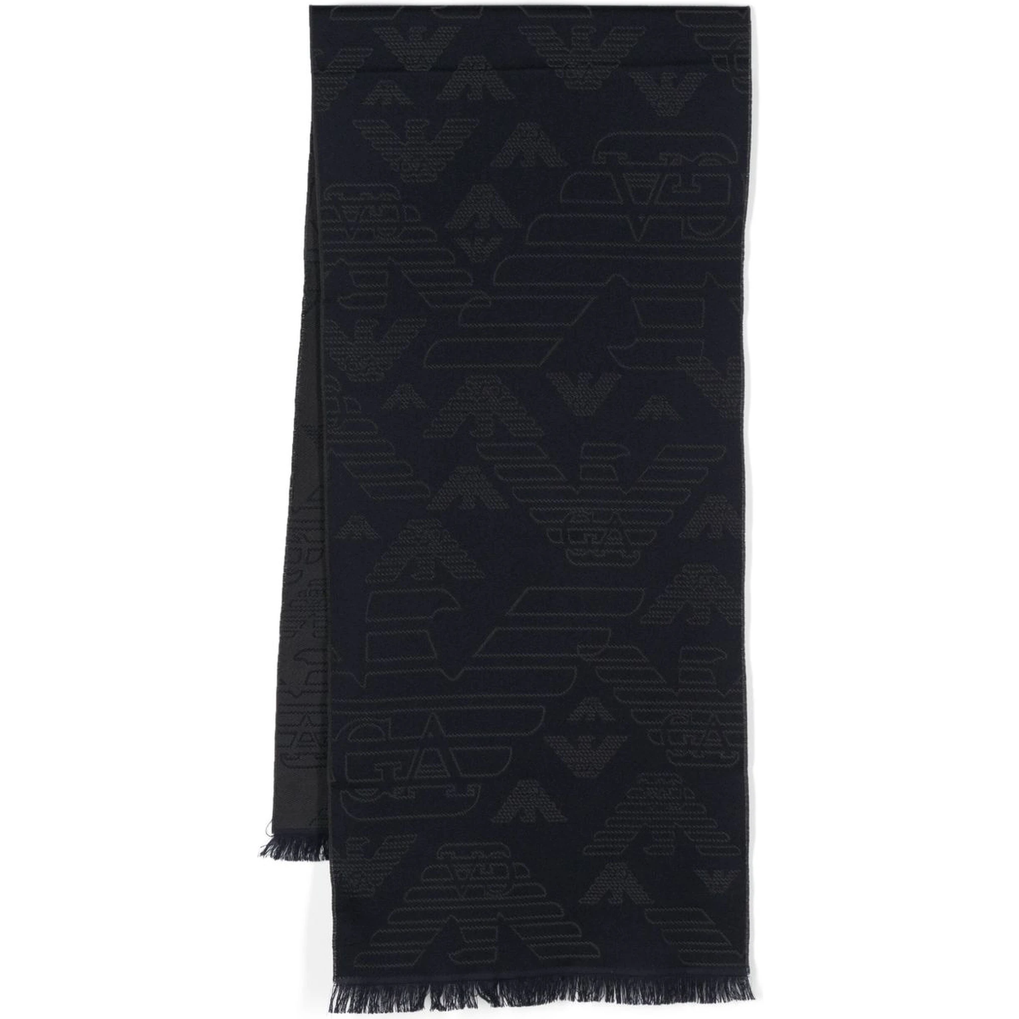 Eagle-head jacquard scarf