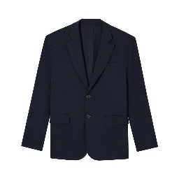 single-breasted blazer