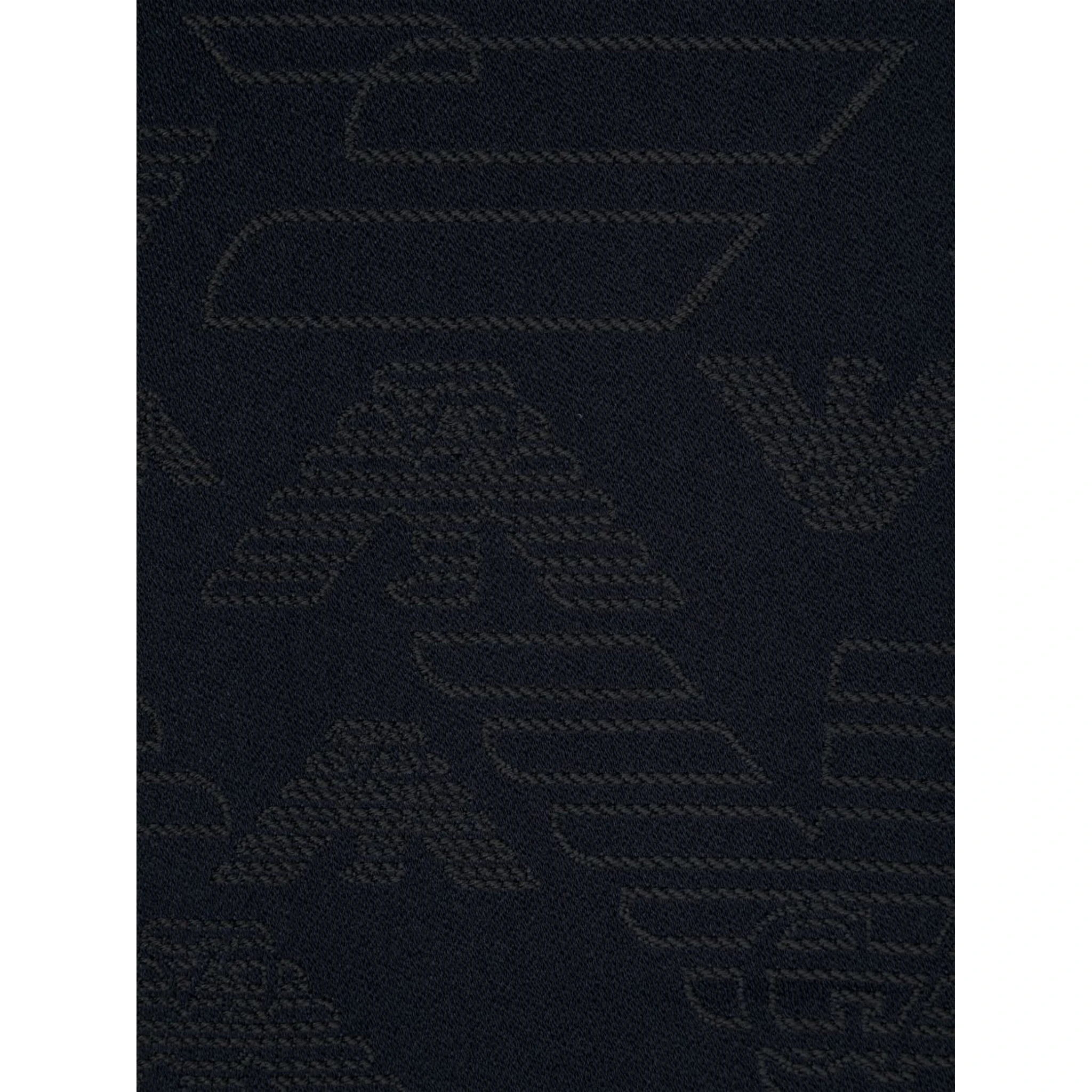 Eagle-head jacquard scarf