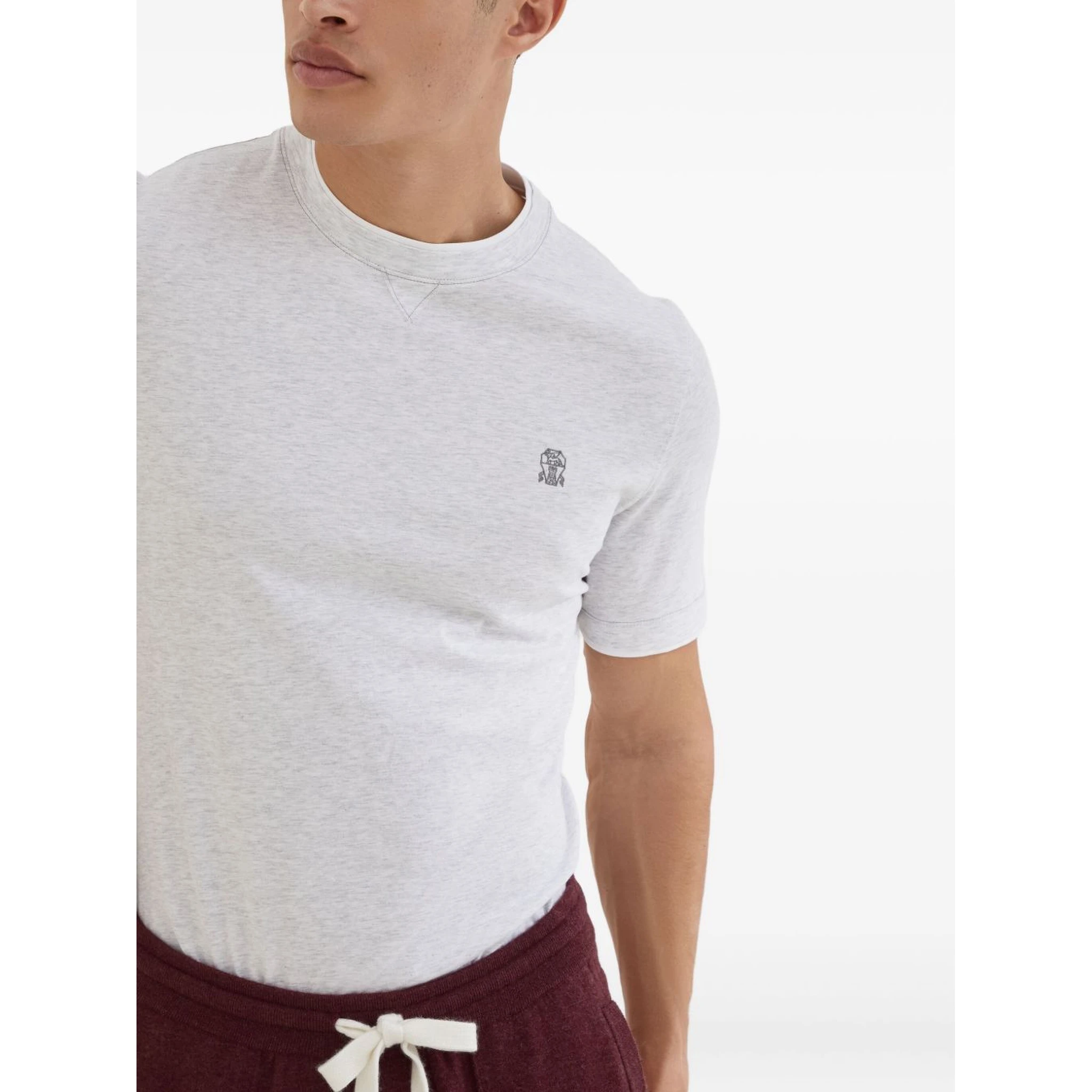 Brunello Cucinelli T-shirts and Polos Light Grey