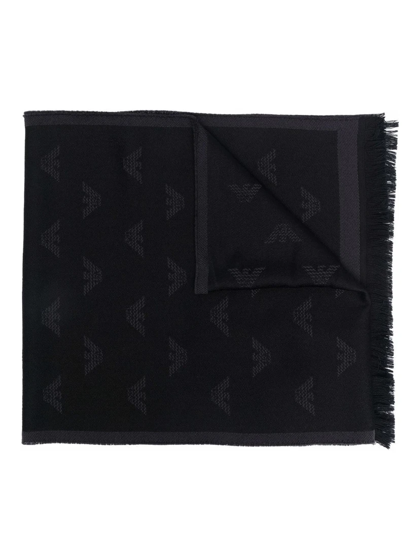 Emporio Armani Scarfs Grey