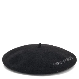 logo-embroidered beret