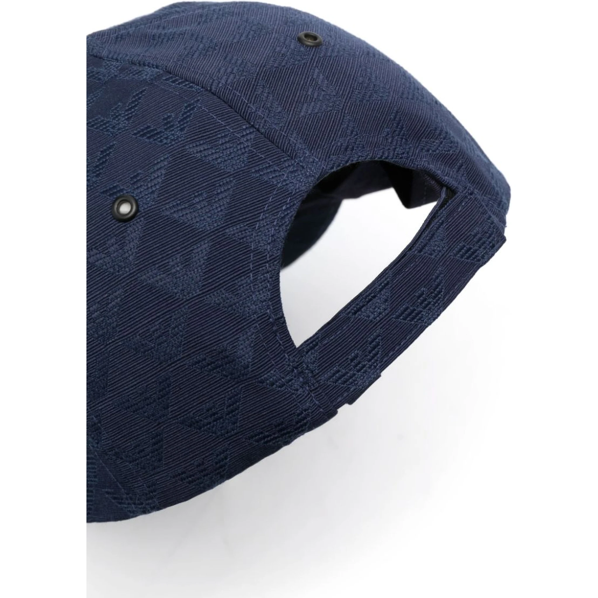 monogram-pattern baseball cap