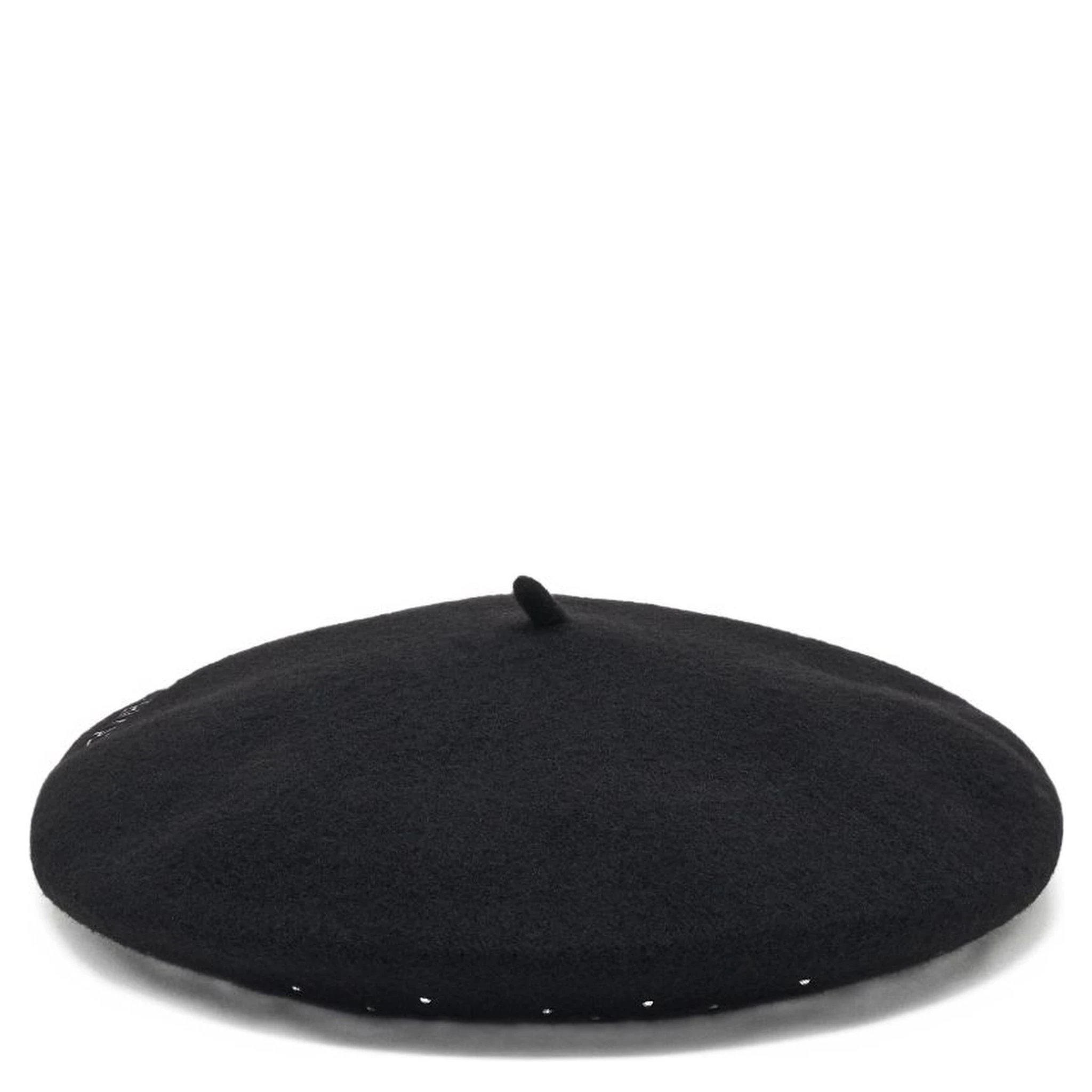 logo-embroidered beret