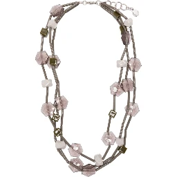 multistrand stone necklace