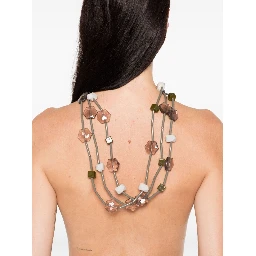 multistrand stone necklace