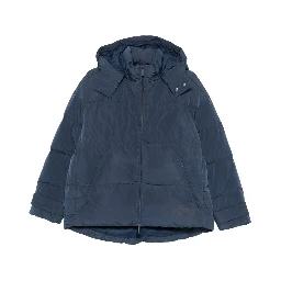 معطف مبطن بغطاء للرأس