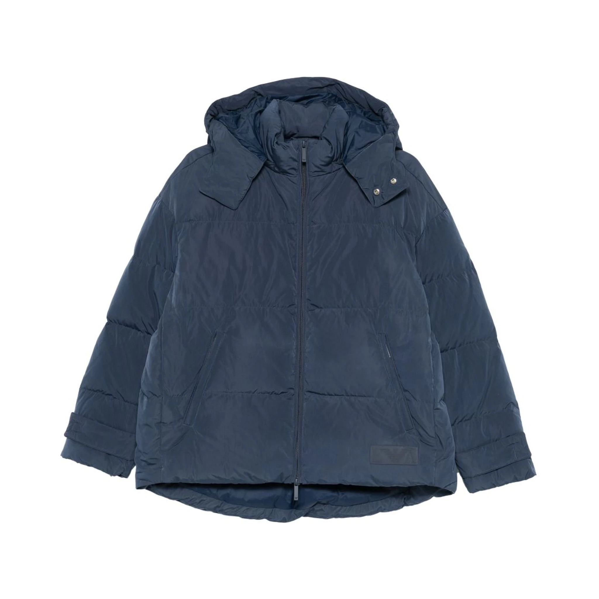 معطف مبطن بغطاء للرأس