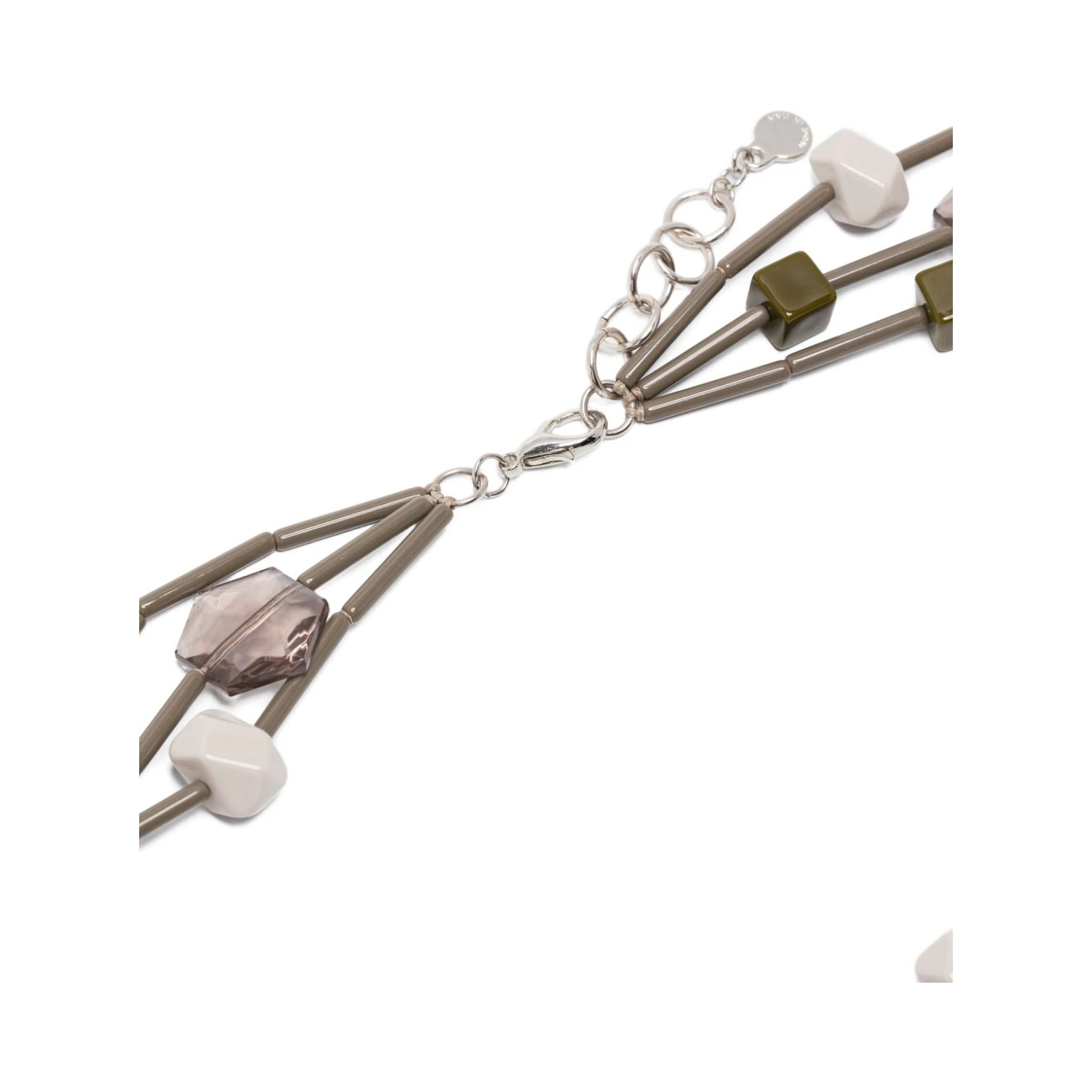 multistrand stone necklace