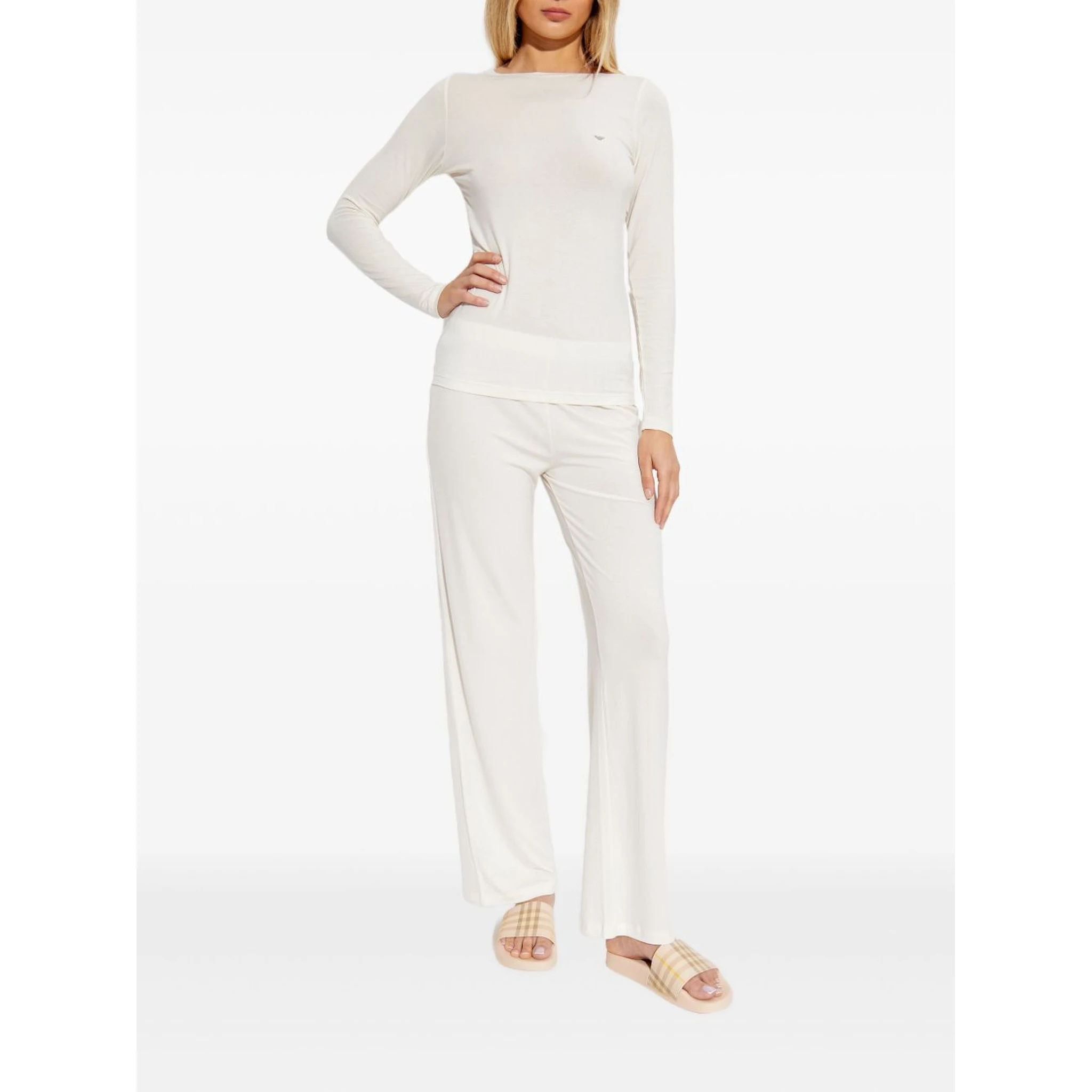 logo-detail pajama set