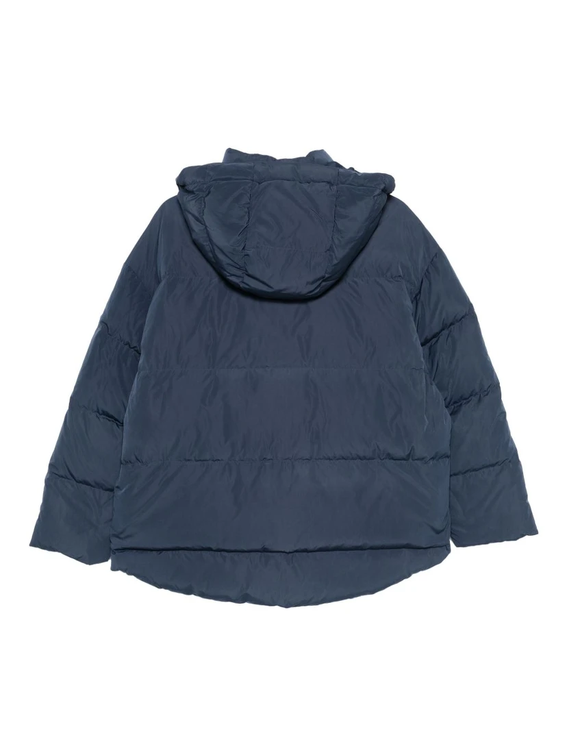 معطف مبطن بغطاء للرأس