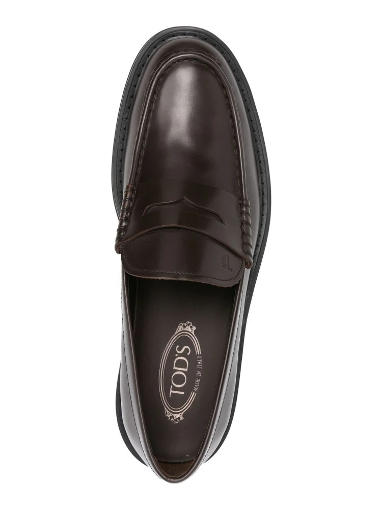leather 50mm penny loafers alternative