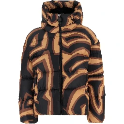 Hooded Patterned Jacket